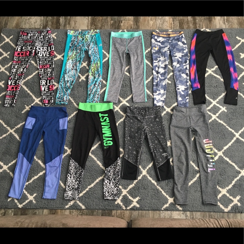 Lot of girls name brand leggings